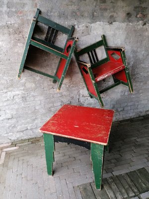 Dutch Childrens Chairs by Egbert Reitsma, 1920s, Set of 3-GO-690415