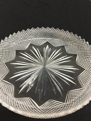 Dutch Crystal & Silver Fruit Bowl, 1917-UCH-1224928