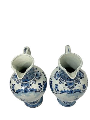 Dutch Delft Bottle Vases from Porceleyne Fles, 1893, Set of 2-UCH-1224872