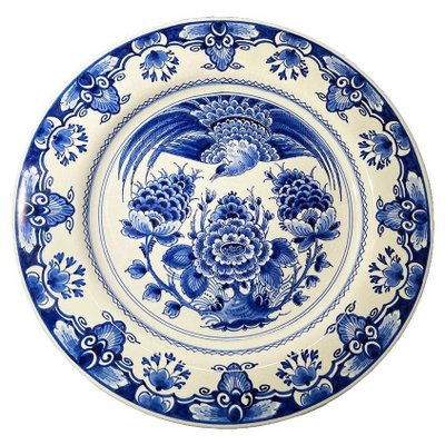 Dutch Delft Porceleyne Fles Wall Plate, 1960-UCH-1731290