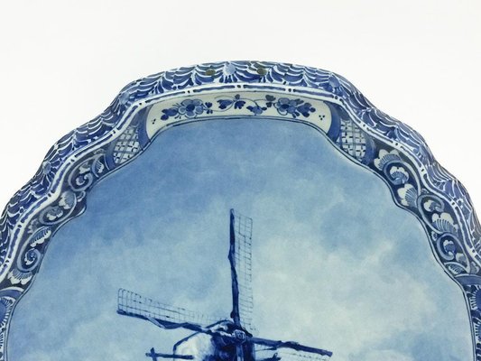 Dutch Delft Wall Plaque After a Painting by Louis Apol from Porceleyne Fles, 1898-UCH-1224491