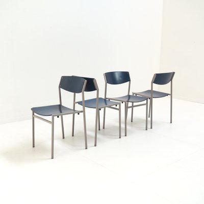 Dutch Dining Chairs by Gijs van der Sluis, Set of 4-SV-1007794