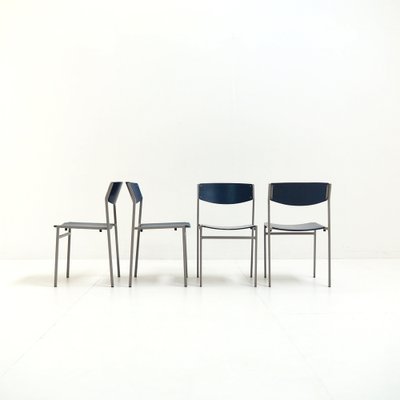 Dutch Dining Chairs by Gijs van der Sluis, Set of 4-SV-1007794