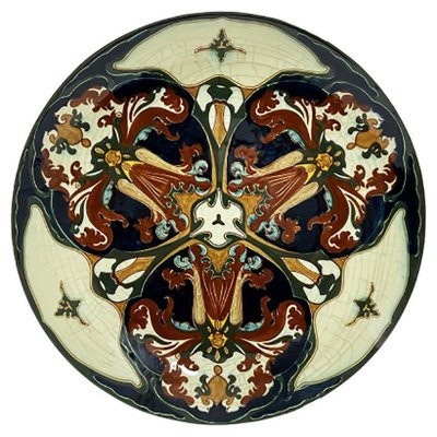 Dutch Earthenware Wall Plate from Rozenburg, 1910-UCH-1224218