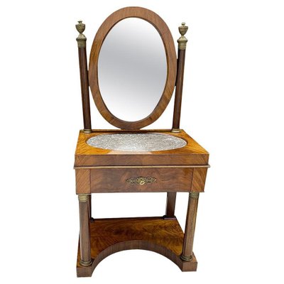 Dutch Empire Mahogany Dressing Table, 1840s-UCH-1224887