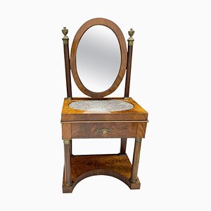 Dutch Empire Mahogany Dressing Table, 1840s-UCH-1224887