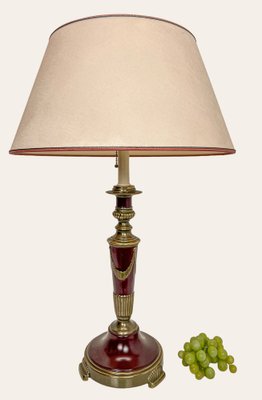 Dutch Empire Table Lamp from Kullmann, 1970s-WZZ-1785166