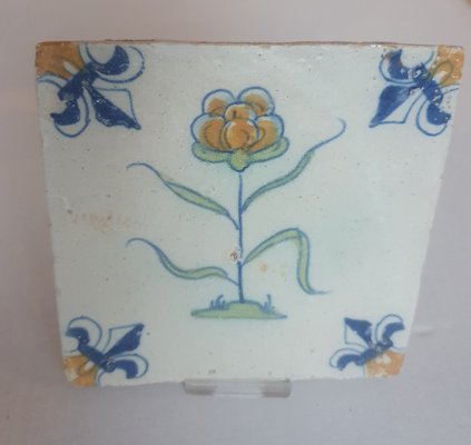 Dutch Flower Tile from Delft, 1635-BXK-2026738