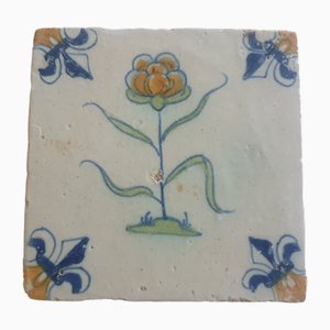 Dutch Flower Tile from Delft, 1635-BXK-2026738