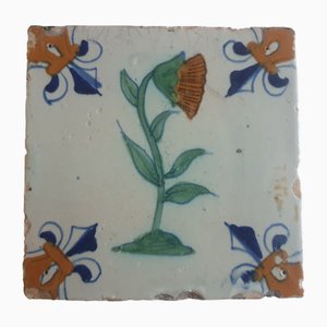 Dutch Flower Tile from Delft, 1635-BXK-2026728