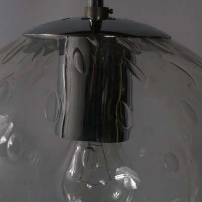 Dutch Glass Ball Ceiling Lamp, 1960s-DV-626589