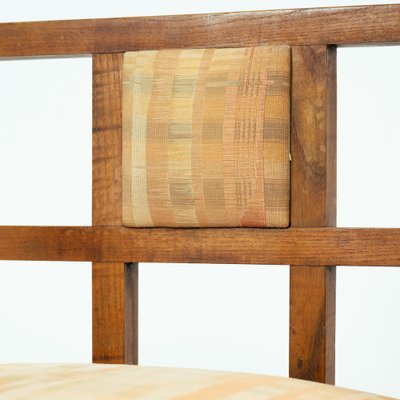 Dutch Handmade Pearwood Vis-a-Vis Bench in the style of Mackingtosh, 1984-NQU-1793829