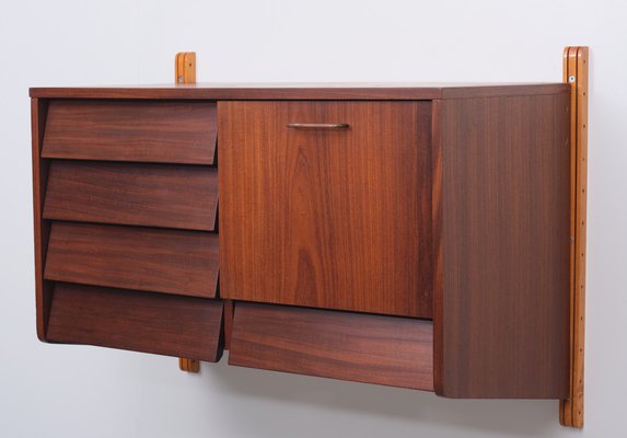 Dutch Hanging Wall Cabinet in Teak, 1960s-GCG-1273908