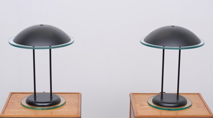 Dutch Herda Table Lamps from Hannoversche Lampenfabrik, 1980s, Set of 2-GCG-1275366