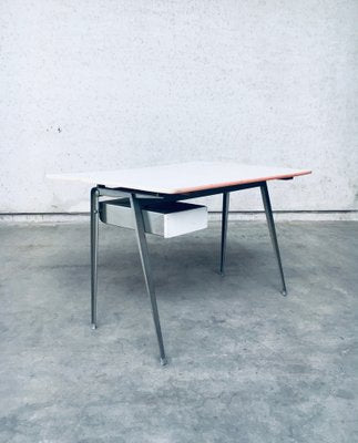 Dutch Industrial Desk attributed to Wim Rietveld for Ahrend De Cirkel, Netherlands, 1950s-RQV-1707085