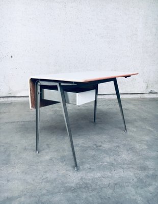 Dutch Industrial Desk attributed to Wim Rietveld for Ahrend De Cirkel, Netherlands, 1950s-RQV-1707085