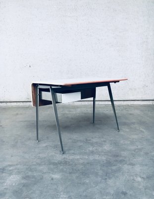 Dutch Industrial Desk attributed to Wim Rietveld for Ahrend De Cirkel, Netherlands, 1950s-RQV-1707085