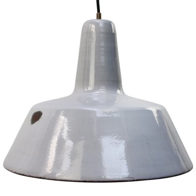 Dutch Industrial Enamel Factory Pendant Light from Philips-BLS-1700613