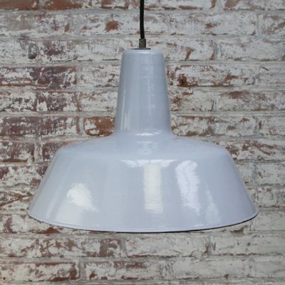 Dutch Industrial Enamel Factory Pendant Light from Philips-BLS-1327736