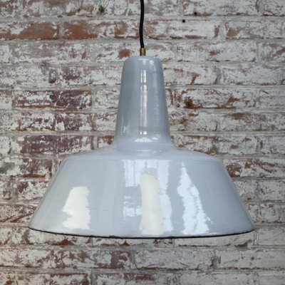 Dutch Industrial Enamel Factory Pendant Light from Philips-BLS-1700613