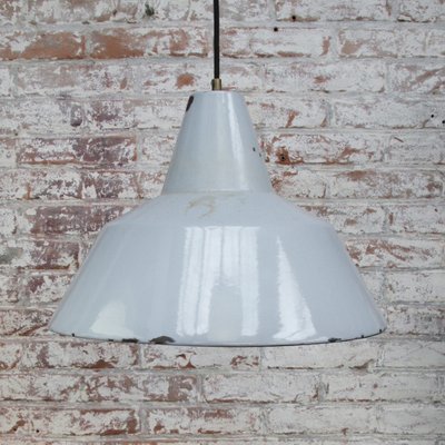 Dutch Industrial Enamel Factory Pendant Light from Philips-BLS-1327735