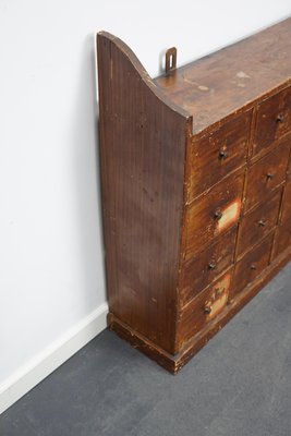 Dutch Industrial Pine Apothecary / Workshop Cabinet, 1920s-XO-975059