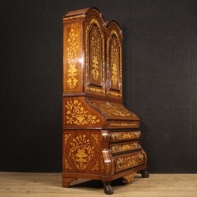 Dutch Inlaid Wood Secretary, 1960s-RP-1804051