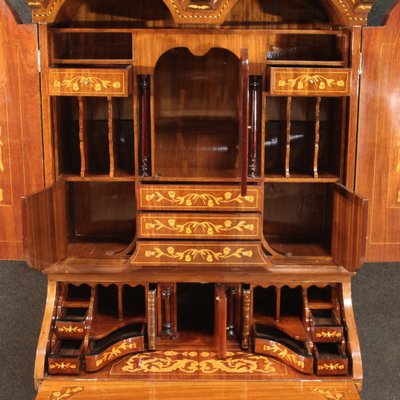 Dutch Inlaid Wood Secretary, 1960s-RP-1804051