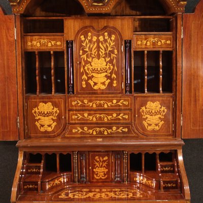 Dutch Inlaid Wood Secretary, 1960s-RP-1804051