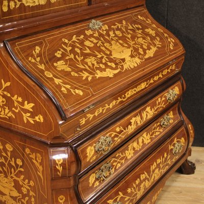 Dutch Inlaid Wood Secretary, 1960s-RP-1804051