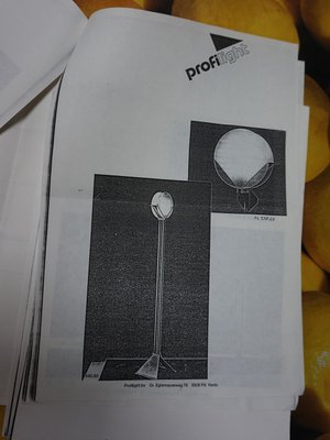 Dutch Lotus Floor Lamp by Michel Krechting for Profilight, 1982-EA-833985