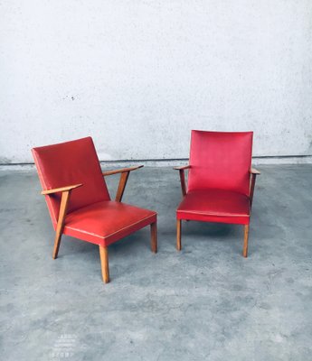 Dutch Lounge Chairs, 1950s, Set of 2-RQV-1707073