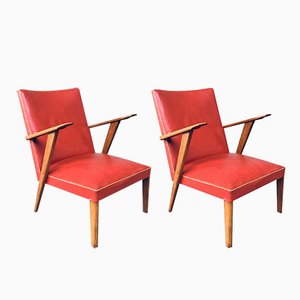 Dutch Lounge Chairs, 1950s, Set of 2-RQV-1707073