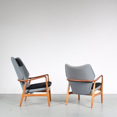 Dutch Lounge Chairs by Aksel Bender Madsen for Bovenkamp, 1950, Set of 2-GG-1079102