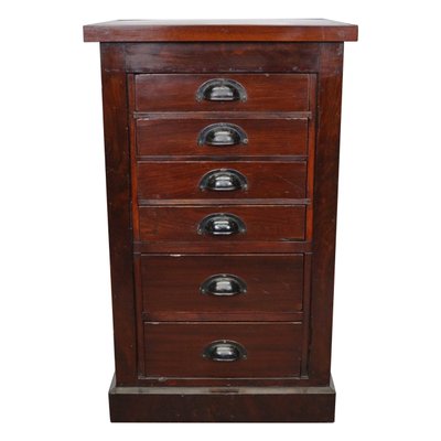 Dutch Mahogany Apothecary Cabinet, 1930s-XO-1168402