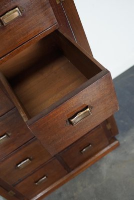 Dutch Mahogany Bank of Drawers, 1930s-XO-1179536