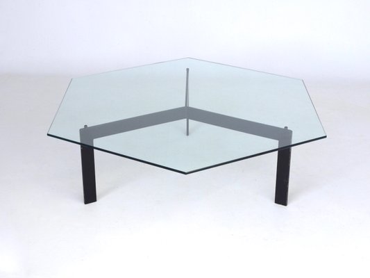 Dutch Minimalist Hexagonal Coffee Table, 1960s-MB-1016651