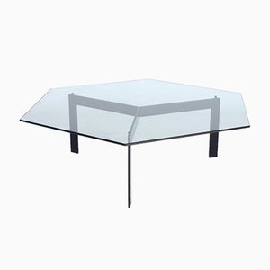 Dutch Minimalist Hexagonal Coffee Table, 1960s-MB-1016651