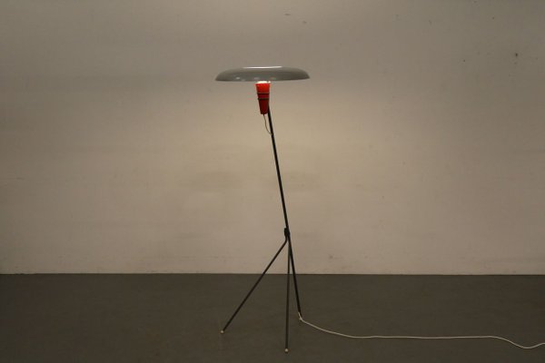 Dutch Model NX38 Floor Lamp by Louis C. Kalff for Philips, 1950s-GG-623434