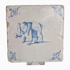 Dutch Most Elephant Tile from Delft, 1625-BXK-2026823