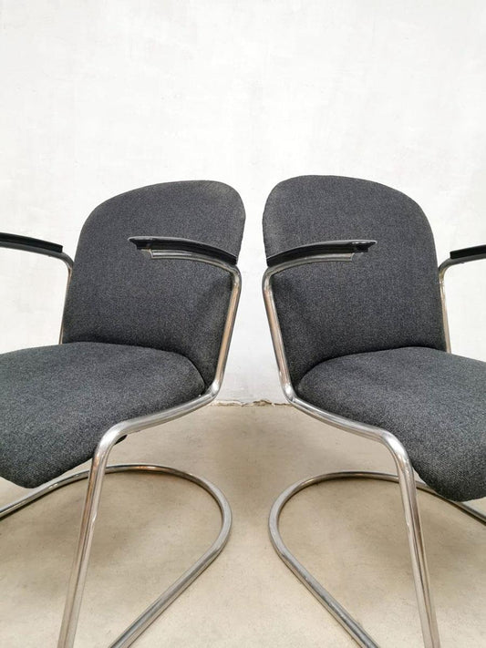 Dutch Nr. 413 Armchairs by Willem Hendrik Gispen for Gispen, 1930s, Set of 2