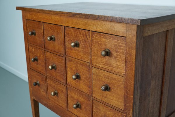 Dutch Oak Apothecary Cabinet, 1930s-XO-1818845