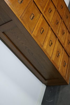 Dutch Oak Apothecary Filing Cabinet with Folding Doors, 1930s-XO-1158539