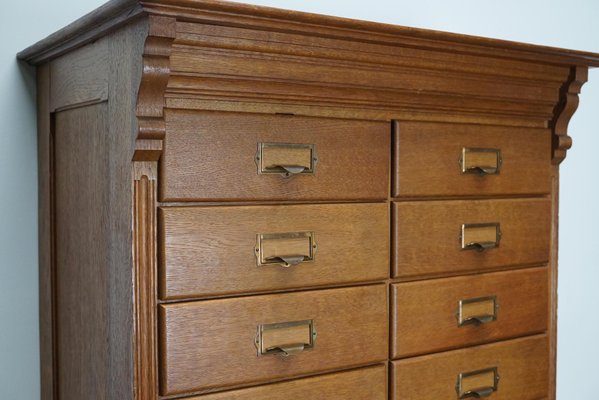 Dutch Oak Apothecary or Filing Cabinet, 1930s-XO-852251