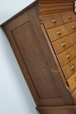 Dutch Oak Apothecary or Filing Cabinet, 1930s-XO-852251