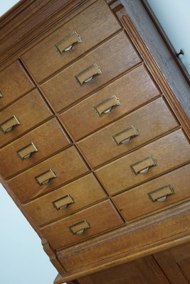 Dutch Oak Apothecary or Filing Cabinet, 1930s-XO-852251