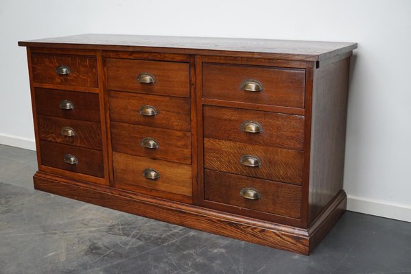 Dutch Oak Filing Cabinet, 1930s-XO-1420119