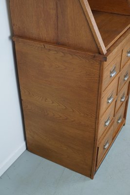 Dutch Oak Grocery Store / Apothecary Shop Cabinet, 1920s-XO-1725819