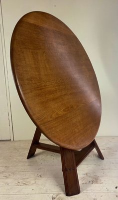 Dutch Oak Tilt Top Table, 19th Century-WZZ-1017103