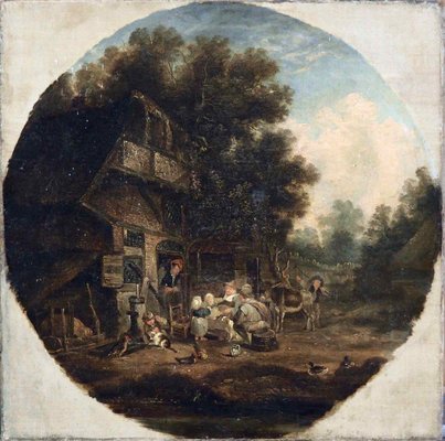 Dutch Painting after Adrian Ostade, 1600s-SA-799544